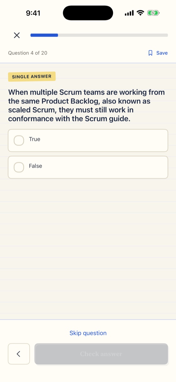 Practice result and answer review